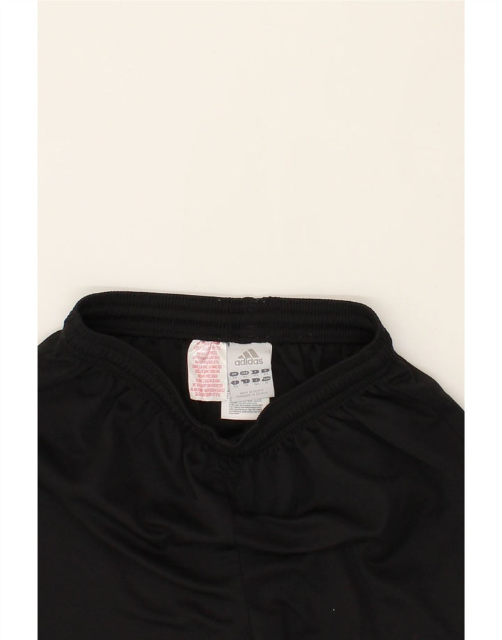 ADIDAS Boys Climalite Sport Shorts 7-8 Years XS Black Polyester Vintage Adidas and Second-Hand Adidas from Messina Hembry 