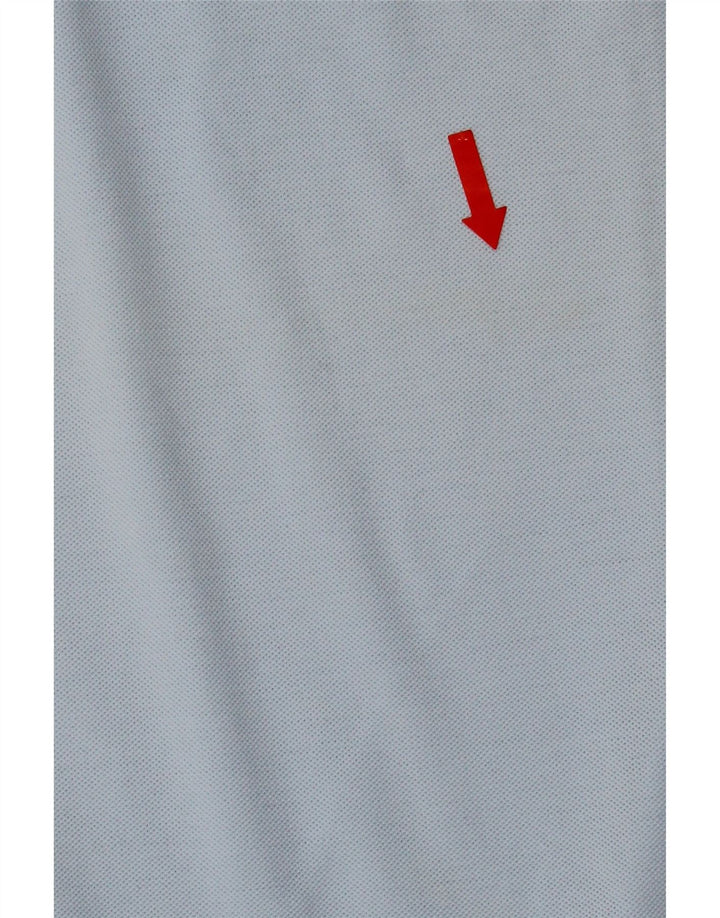 HUGO BOSS Mens Polo Shirt Medium Blue Cotton Vintage Hugo Boss and Second-Hand Hugo Boss from Messina Hembry 