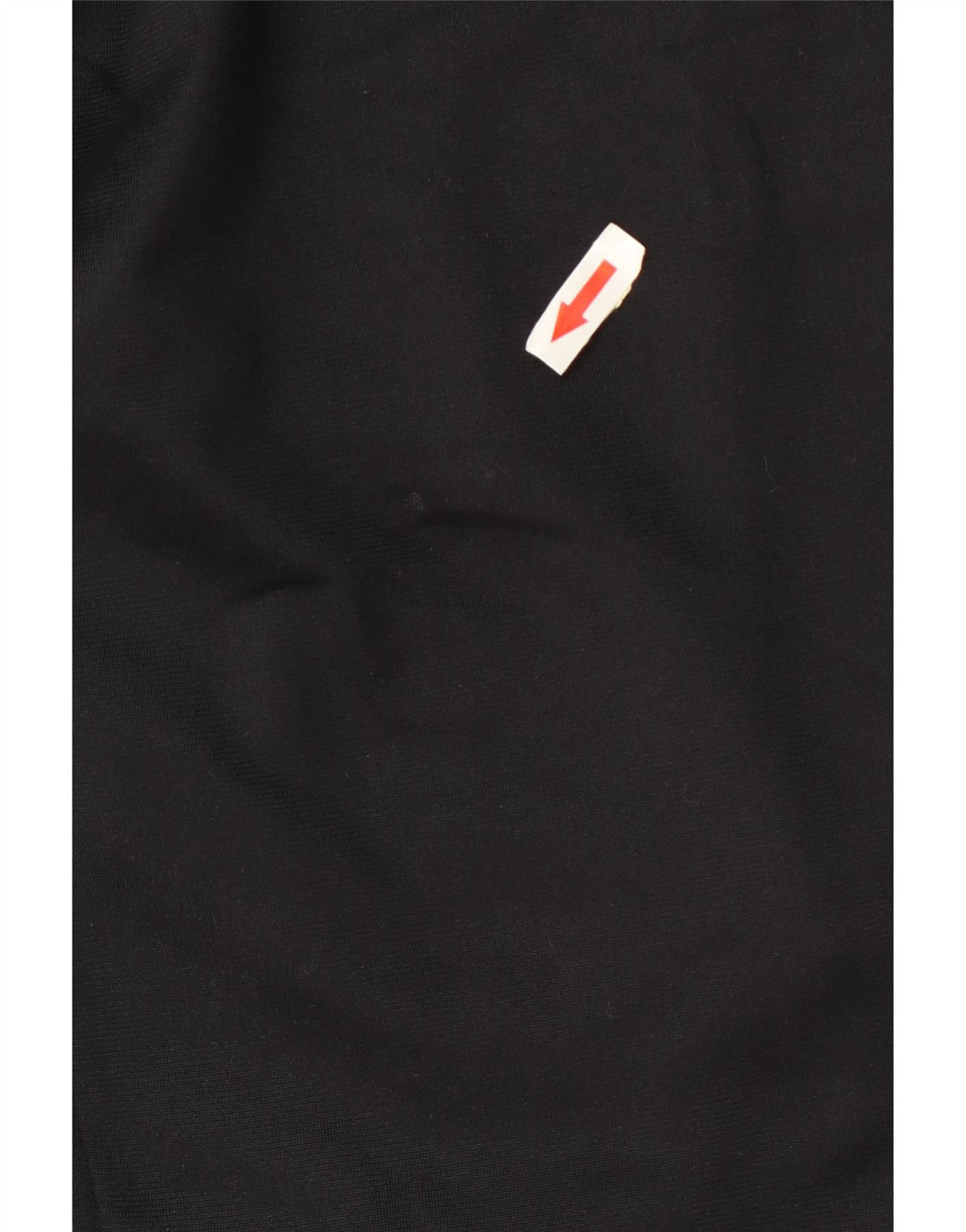 Kappa Womens Graphic Tracksuit Top Jacket UK 12 Medium Black Polyester