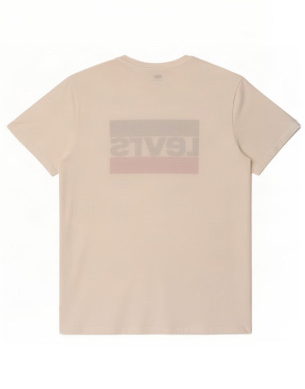 Levi's Mens Graphic T-Shirt Top XL White Cotton