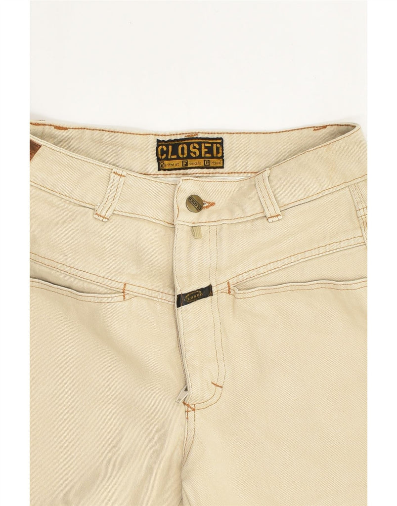 CLOSED Womens Tapered Jeans IT 46 Large W27 L26 Beige Cotton | Vintage Closed | Thrift | Second-Hand Closed | Used Clothing | Messina Hembry 