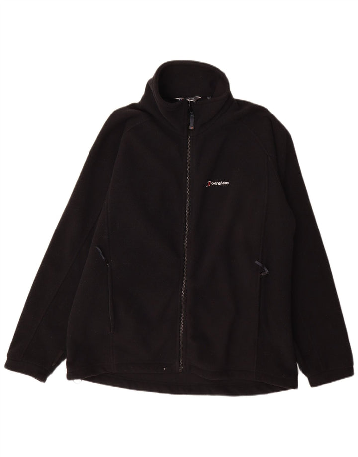Berghaus Mens Fleece Jacket UK 40 Large Black Polyester