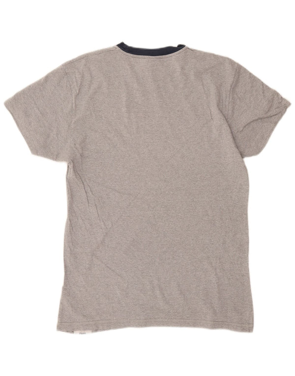 Champion Mens Graphic T-Shirt Top Medium Grey Cotton