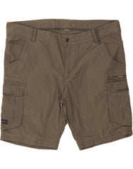 FORCLAZ Mens Cargo Shorts W46 3XL Grey Check