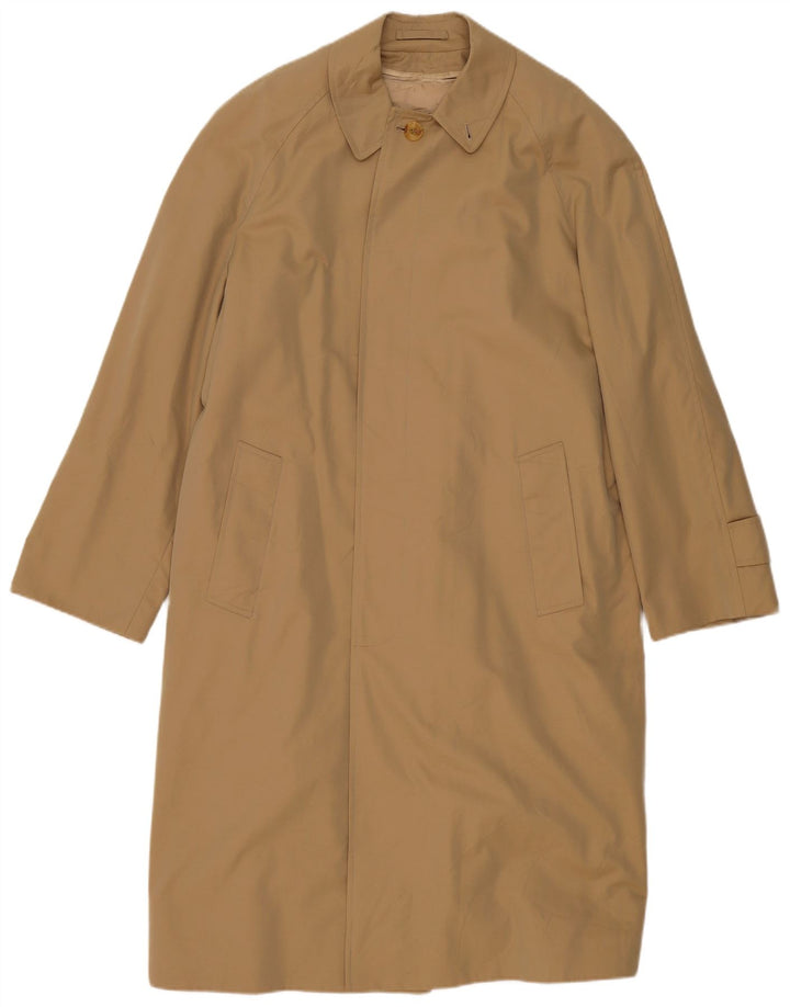 Vintage Mens Overcoat UK 40 Large Beige