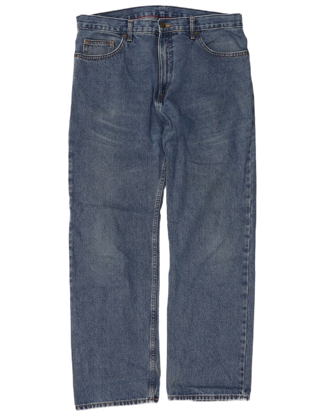 Marks & Spencer Mens Straight Jeans W36 L31 Blue Cotton