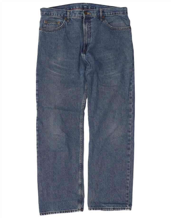 Marks & Spencer Mens Straight Jeans W36 L31 Blue Cotton
