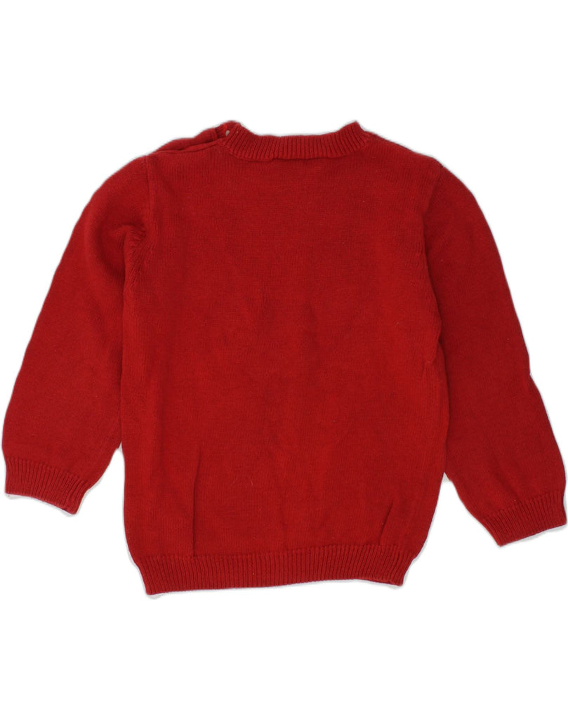 TIMBERLAND Baby Boys Crew Neck Jumper Sweater 18-24 Months Red Cotton | Vintage Timberland | Thrift | Second-Hand Timberland | Used Clothing | Messina Hembry 