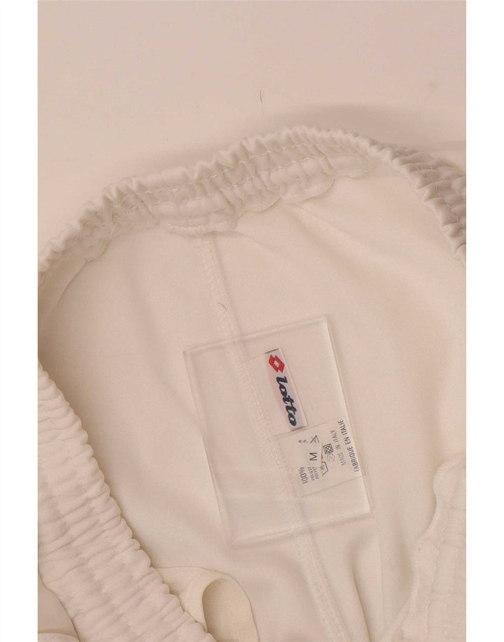 Lotto Womens Sport Shorts UK 12 Medium White Geometric