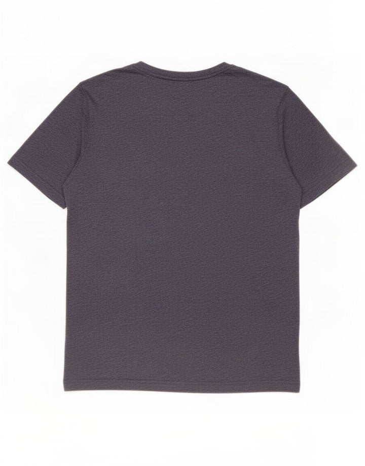 Puma Mens Graphic T-Shirt Top Medium Navy Blue Flecked Polyester