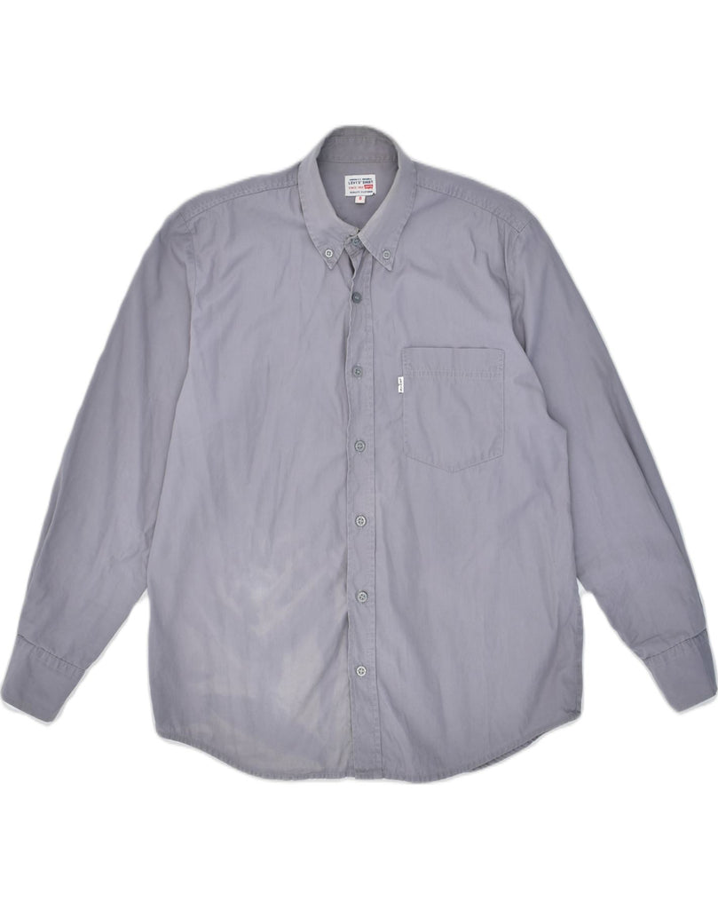 LEVI'S Mens Shirt Small Grey Cotton | Vintage Levi's | Thrift | Second-Hand Levi's | Used Clothing | Messina Hembry 