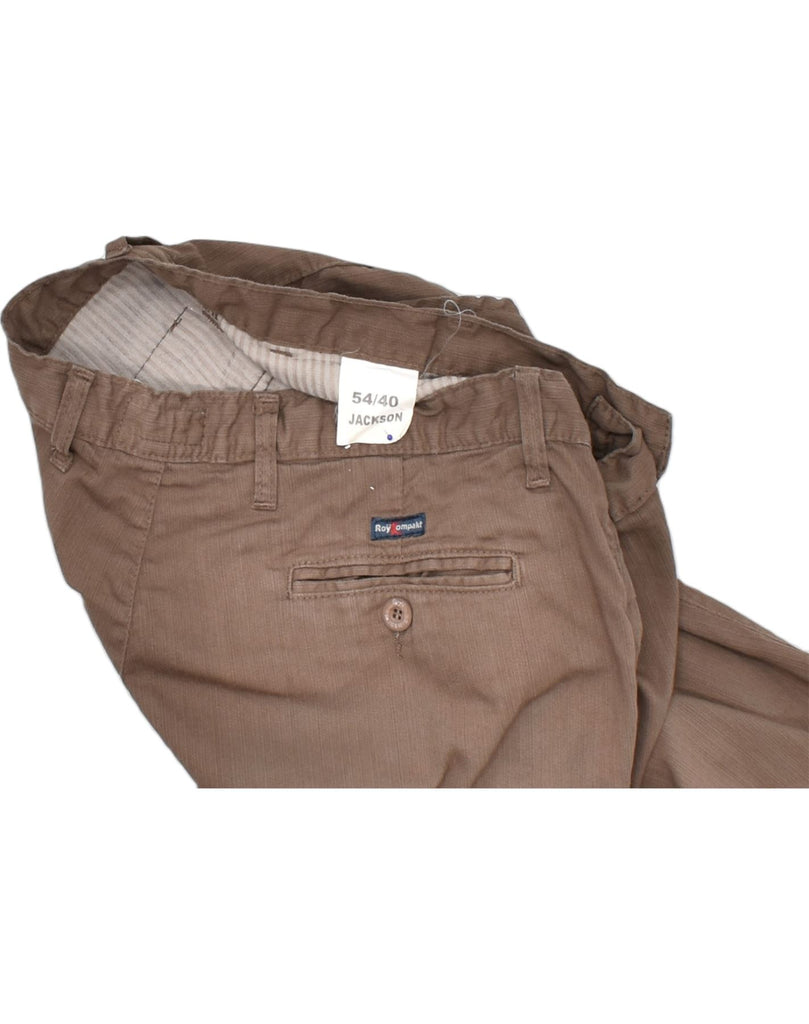 ROY ROGERS Mens Jackson Straight Chino Trousers W40 L30 Brown Cotton | Vintage | Thrift | Second-Hand | Used Clothing | Messina Hembry 