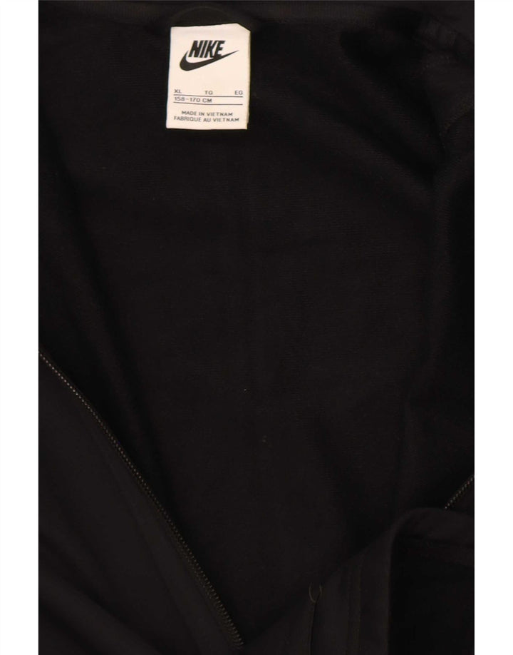 Nike Boys Tracksuit Top Jacket 13-14 Years XL Black