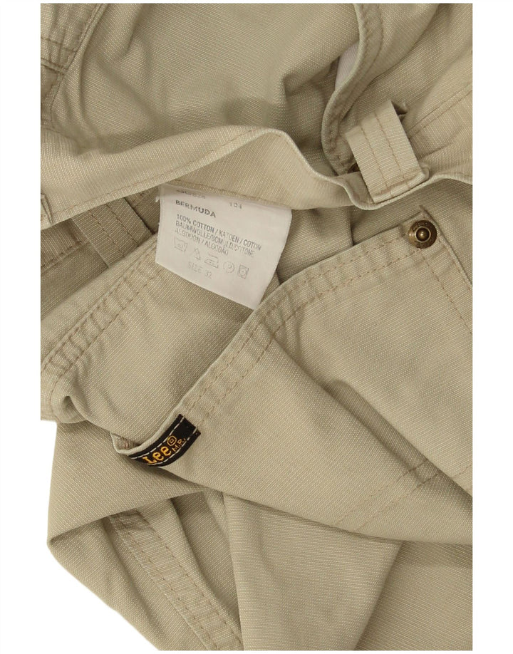 Lee Mens Bermuda Shorts W32 Medium Beige Cotton