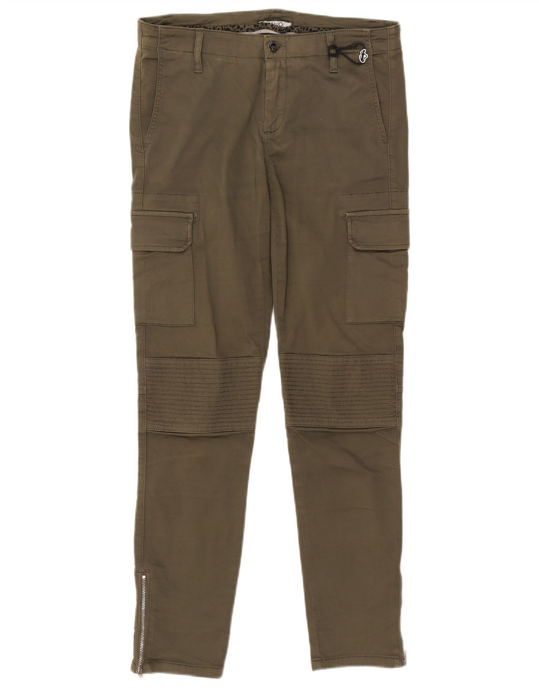 LIU JO Womens Skinny Cargo Trousers W32 L29 Khaki