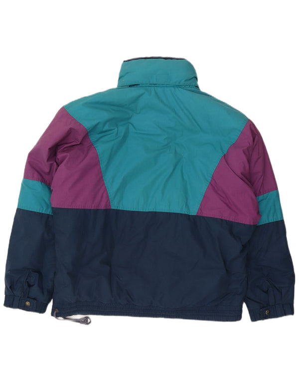 Anzoni Mens Loose Fit Ski Jacket UK 38 Medium Multicoloured Colourblock