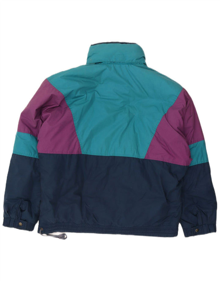 Anzoni Mens Loose Fit Ski Jacket UK 38 Medium Multicoloured Colourblock