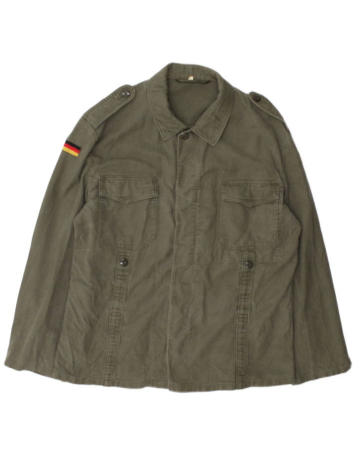 Vintage Mens Military Jacket UK 40 Large Khaki