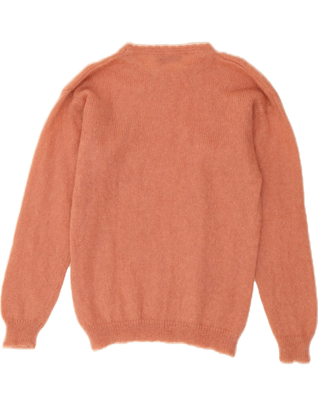 VINTAGE Womens Crew Neck Jumper Sweater UK 14 Medium Pink Geometric Vintage Vintage and Second-Hand Vintage from Messina Hembry 