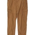 Marks & Spencer Mens Straight Cargo Trousers W38 L31 Brown Cotton