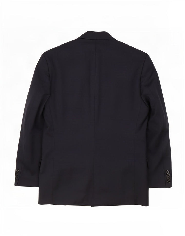 Pierre Cardin Mens Double Breasted Blazer Jacket UK 38 Medium Navy Blue