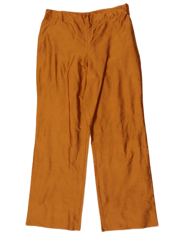 Luisa Spagnoli Womens Straight Casual Trousers IT 46 Large W30 L30 Orange