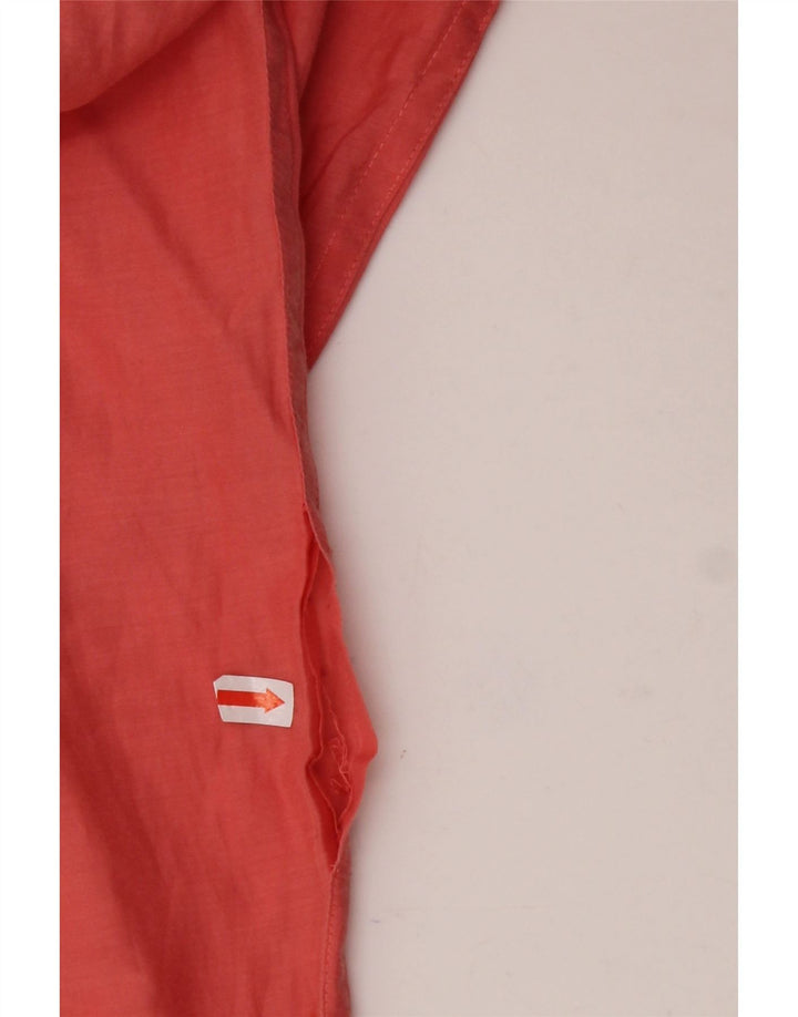 TOMMY HILFIGER Womens Shirt US 4 Small Red Cotton
