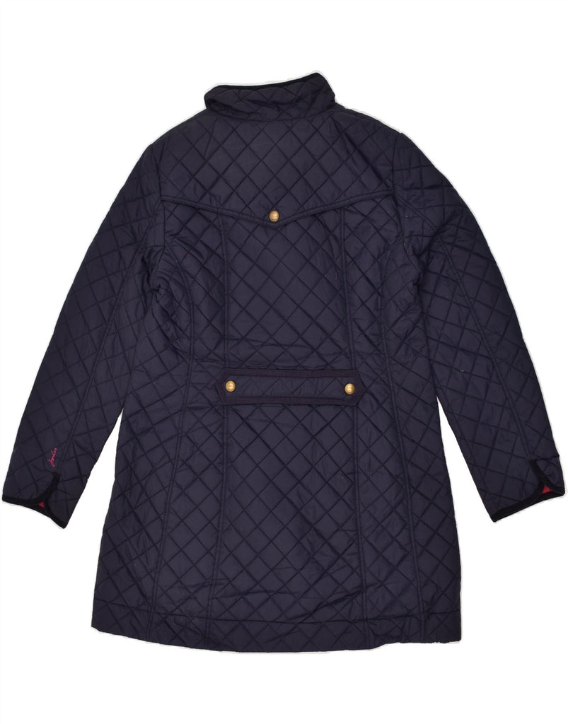 JOULES Womens Quilted Jacket UK 16 Large Navy Blue Polyester | Vintage Joules | Thrift | Second-Hand Joules | Used Clothing | Messina Hembry 