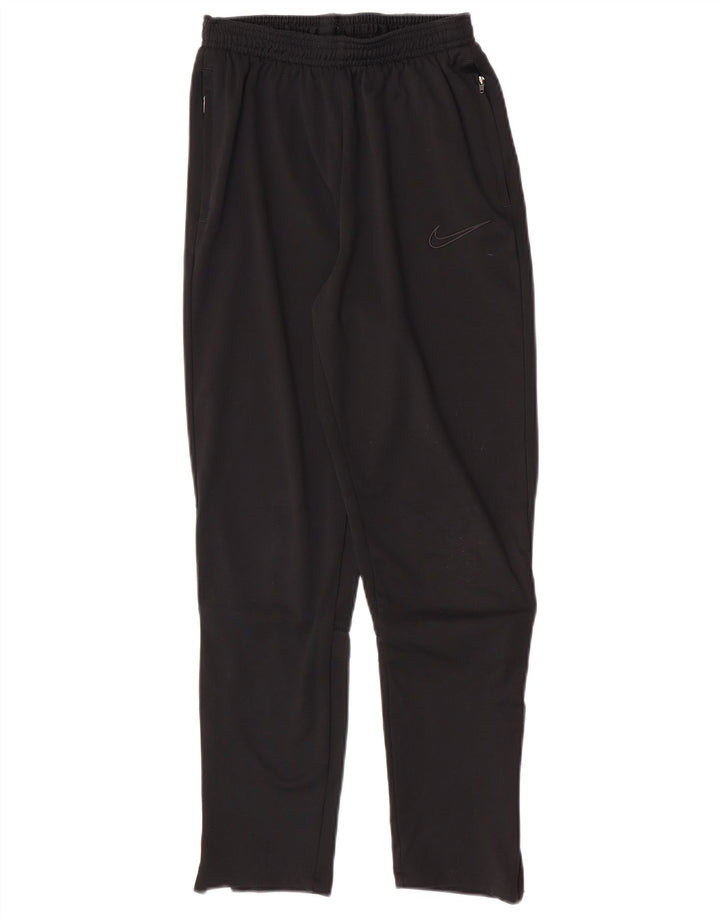 Nike Boys Dri Fit Tracksuit Trousers 13-14 Years XL Black Polyester