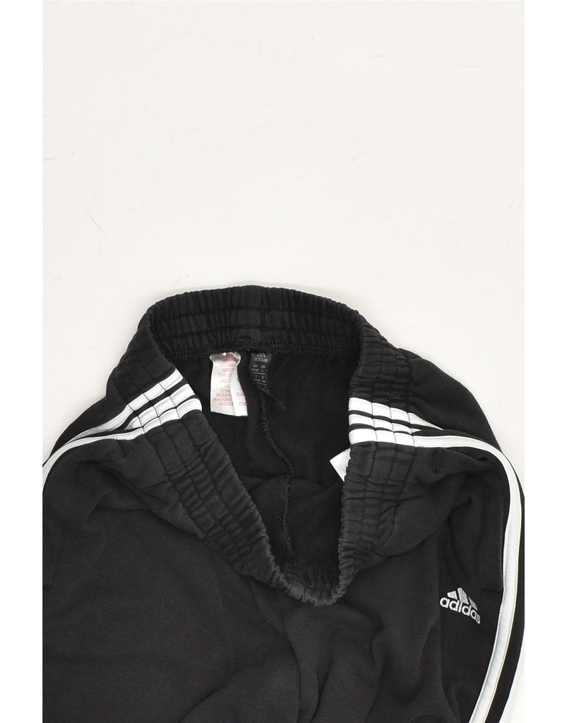 ADIDAS Girls Tracksuit Trousers Joggers 13-14 Years Black Cotton | Vintage Adidas | Thrift | Second-Hand Adidas | Used Clothing | Messina Hembry 