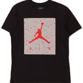 Jordan Mens Graphic T-Shirt Top Medium Black Cotton