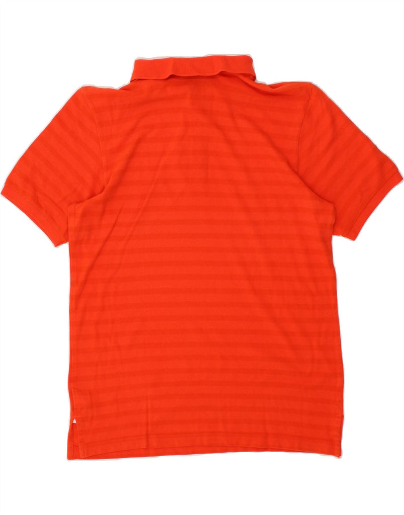 ADIDAS Mens Polo Shirt Medium Red Striped Cotton | Vintage Adidas | Thrift | Second-Hand Adidas | Used Clothing | Messina Hembry 