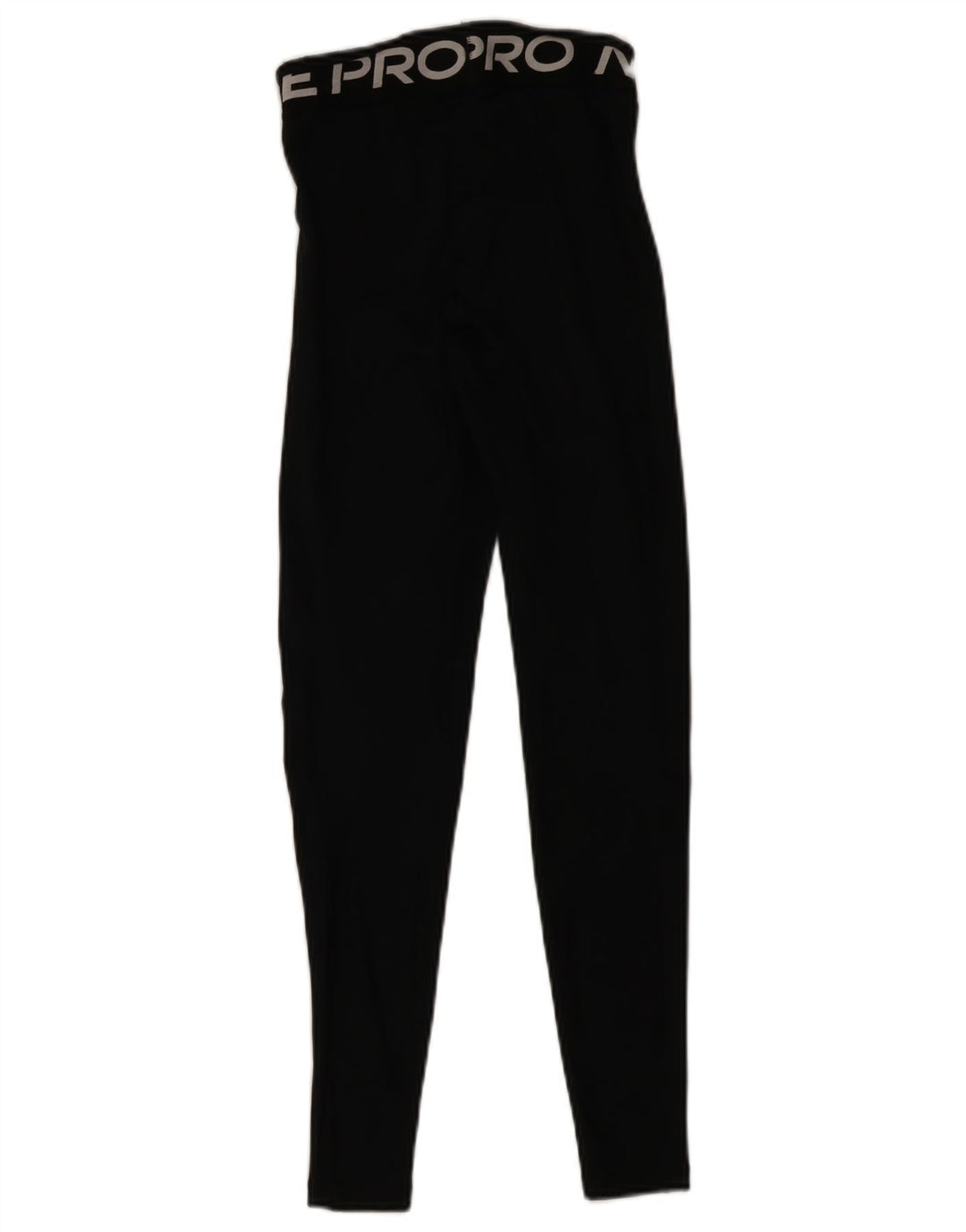 Nike Womens Dri Fit Graphic Leggings UK 4 XS Black Polyester