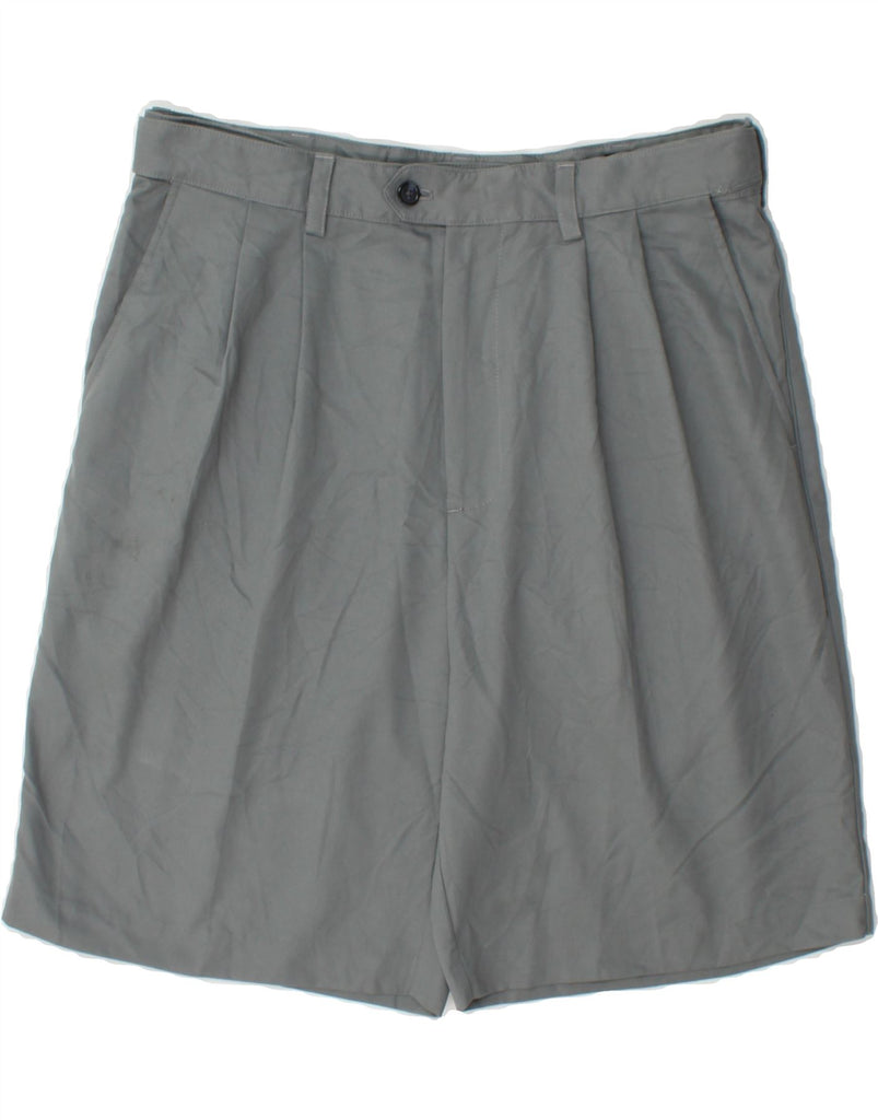 IZOD Mens Golf Classic Fit Pegged Chino Shorts W33 Medium Grey Polyester Vintage Izod and Second-Hand Izod from Messina Hembry 