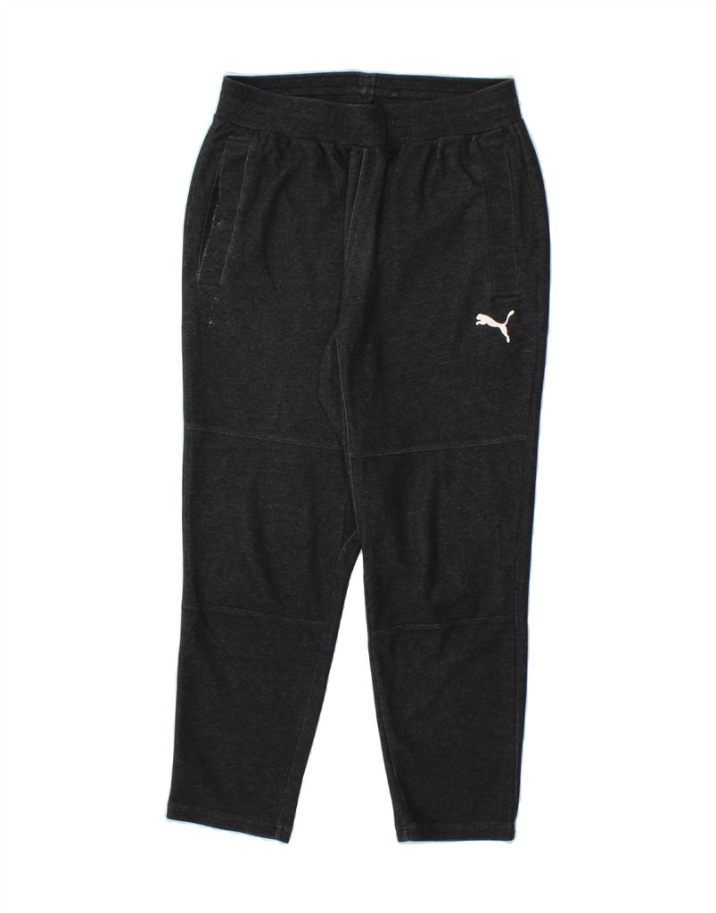 PUMA Mens Tracksuit Trousers Medium Black | Vintage Puma | Thrift | Second-Hand Puma | Used Clothing | Messina Hembry 