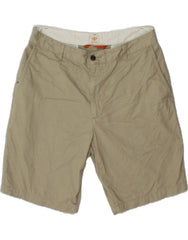 DOCKERS Mens Cargo Shorts W34 Large Beige Cotton