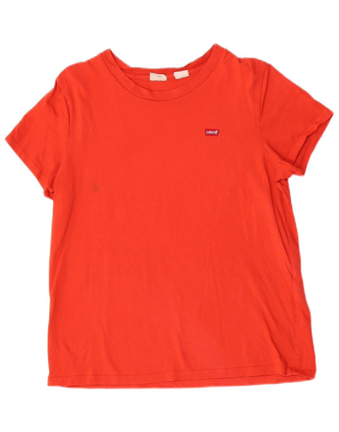 Levi's Womens T-Shirt Top UK 12 Medium Red Cotton