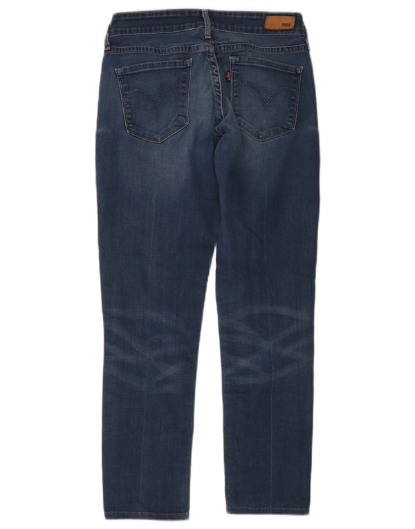 Levi's Womens Demi Curve Crop Skinny Jeans W27 L25 Blue Cotton
