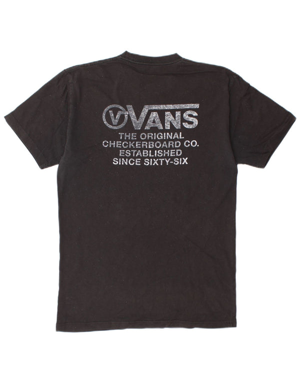 Vans Mens Classic Fit Graphic T-Shirt Top Medium Black