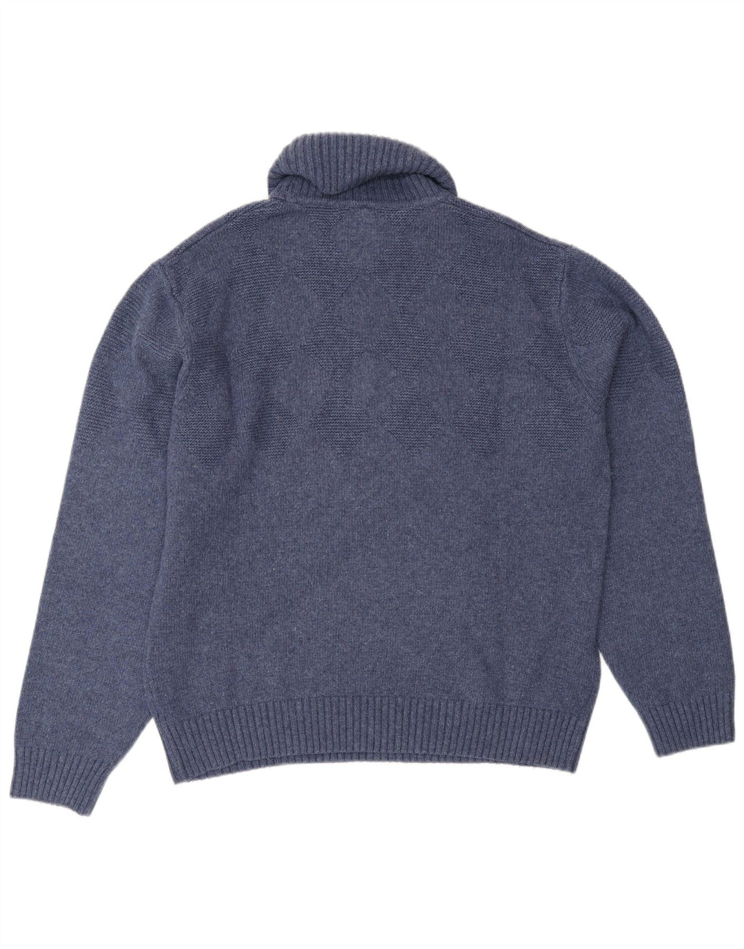 SIR RAPHAEL Womens Roll Neck Jumper Sweater UK 20 2XL Navy Blue Wool