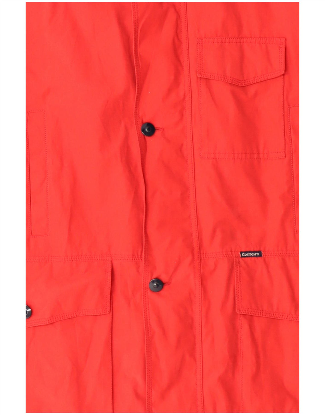 Cotton's Industries Mens Utility Jacket UK 42 XL Red
