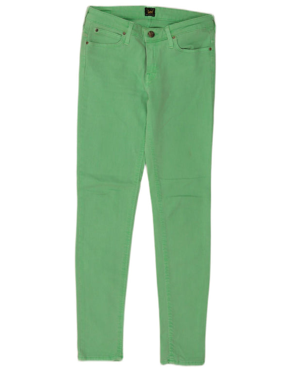 Lee Womens Scarlett Skinny Jeans W28 L30 Green Cotton