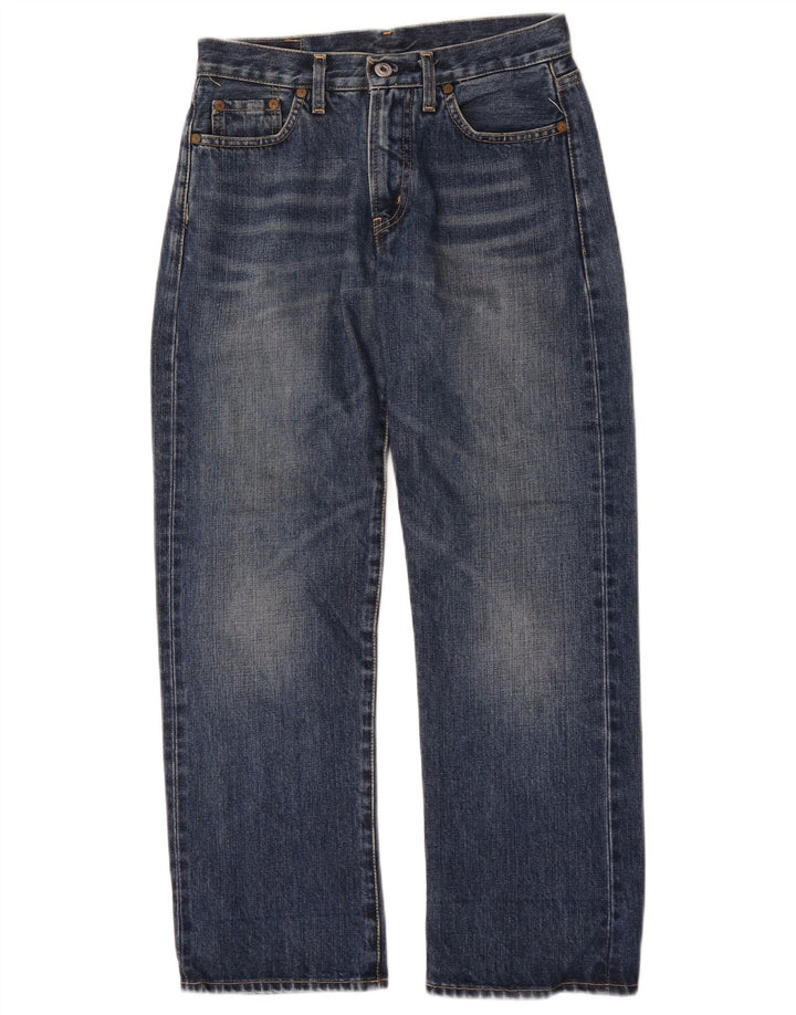Levi's Mens Straight Jeans W27 L27 Blue Cotton