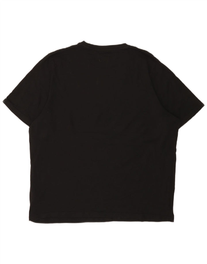 Puma Mens Graphic T-Shirt Top XL Black Cotton