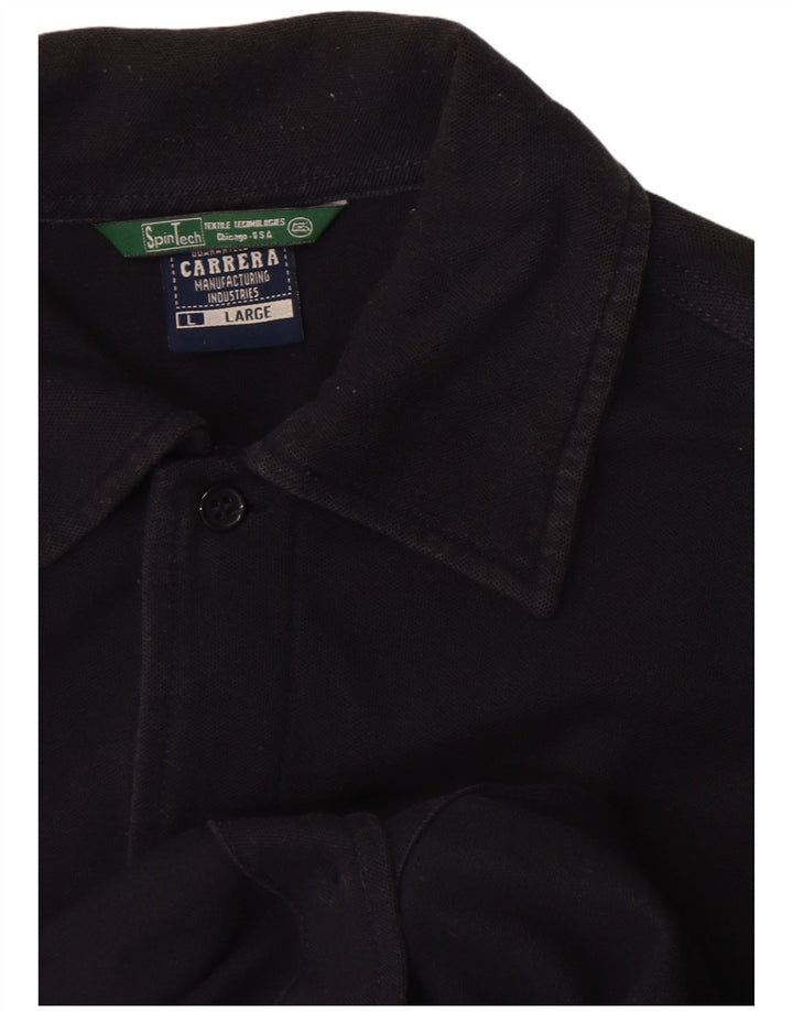 Carrera Mens Short Sleeve Shirt Large Black