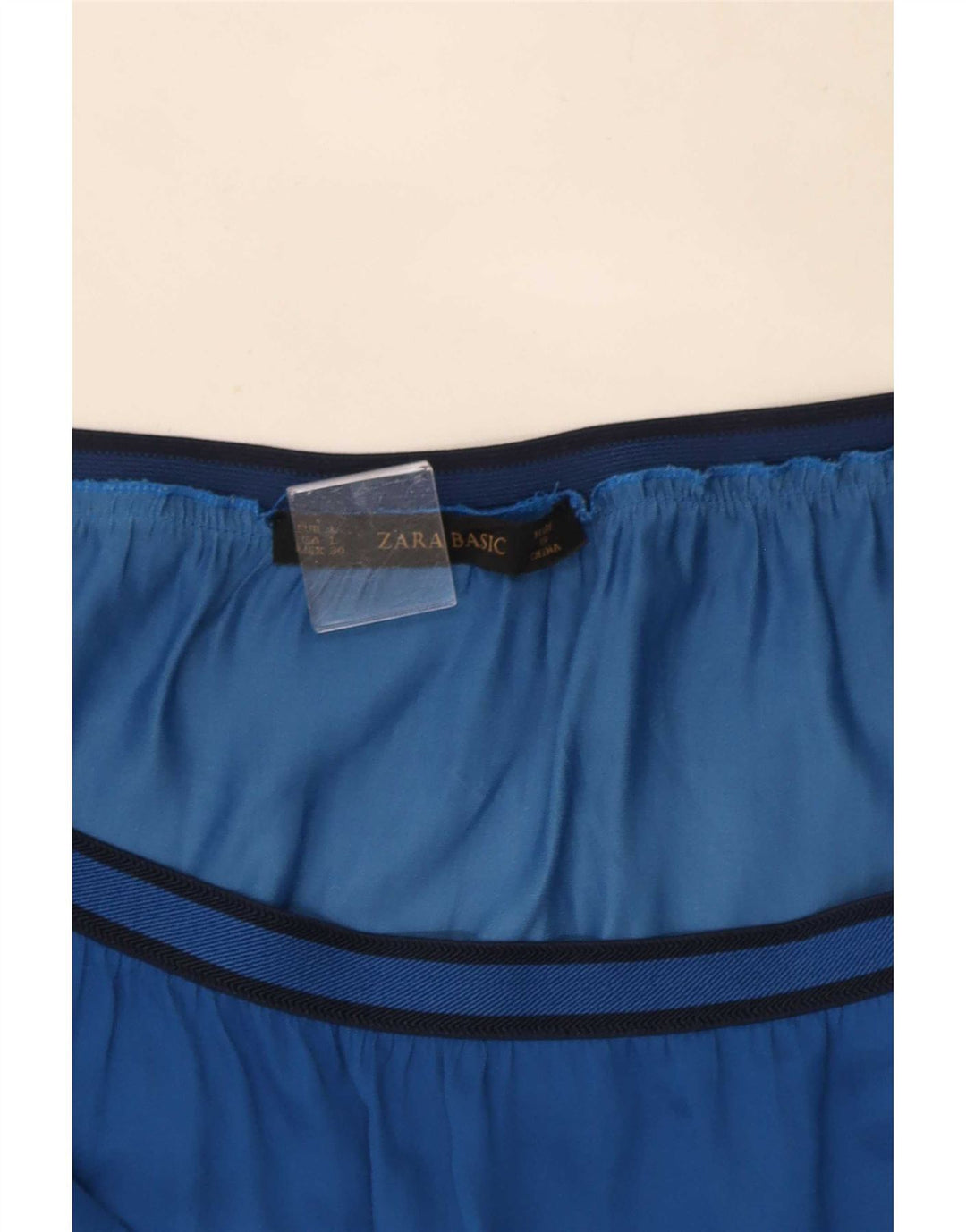 Zara Womens A-Line Skirt Large W30 Blue