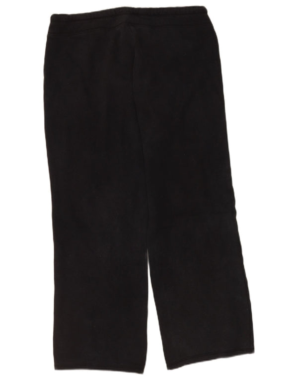 Gap Womens Graphic Tracksuit Trousers UK 14 Medium  Black Cotton