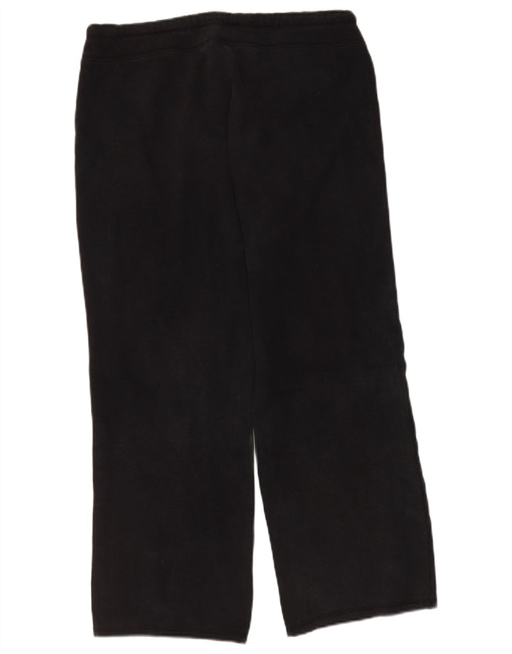 Gap Womens Graphic Tracksuit Trousers UK 14 Medium  Black Cotton