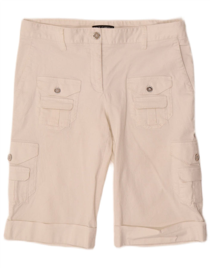Dolce & Gabbana Womens Cargo Shorts IT 44 Medium W32 White