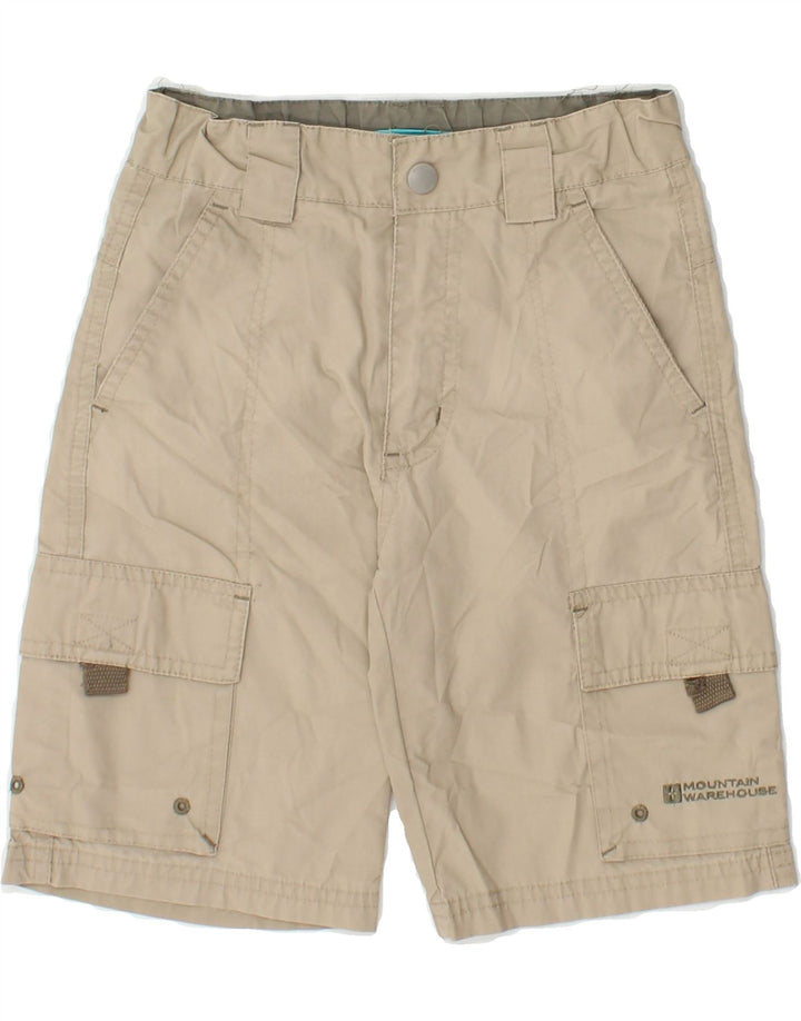 MOUNTAIN WAREHOUSE Boys Cargo Shorts 5-6 Years W22  Beige Polyester Vintage Mountain Warehouse and Second-Hand Mountain Warehouse from Messina Hembry 